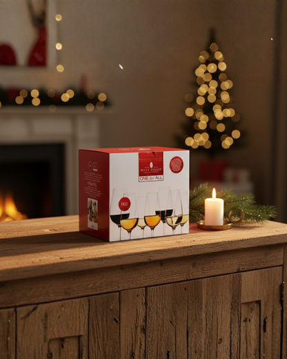 ONEforALL Universalglas – 6er Pack (red)