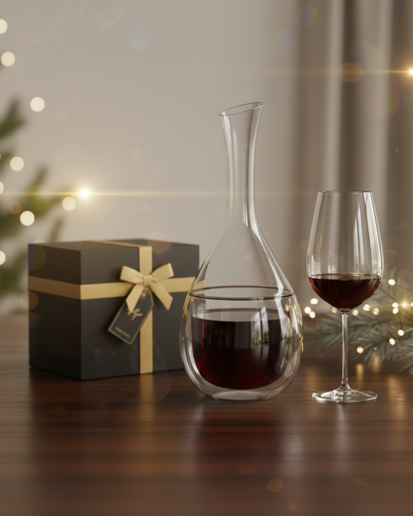 ONEforALL Rotwein-Set: Decanter + 6er Pack (red)